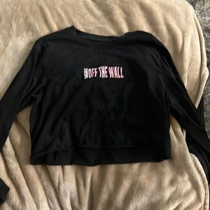 Vans long sleeve crop top
